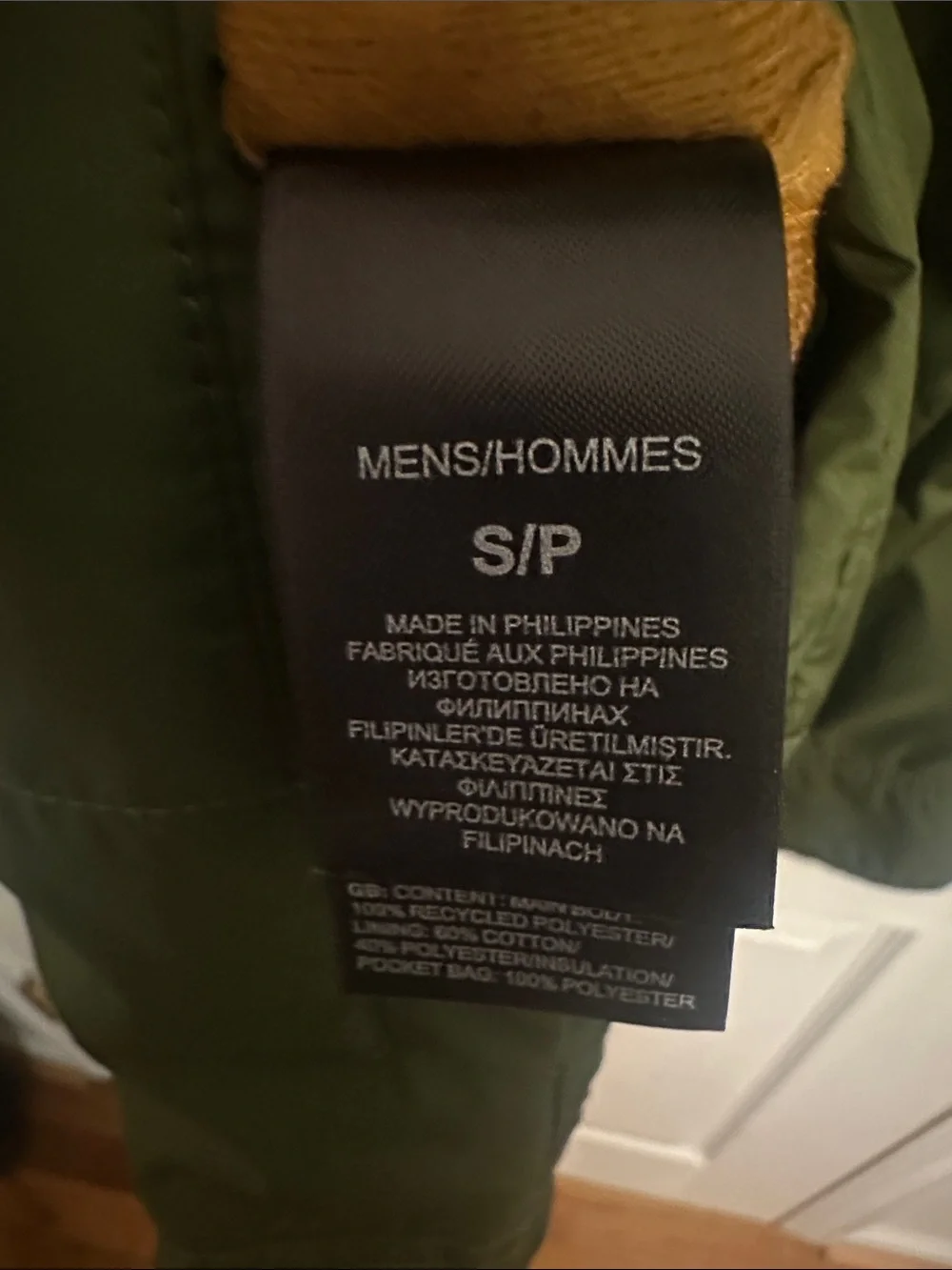 The North Face Men's Olive Green Reversible Jacket